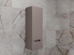 Style Line Шкаф пенал Матис 36 подвесной тауп темный – фотография-4